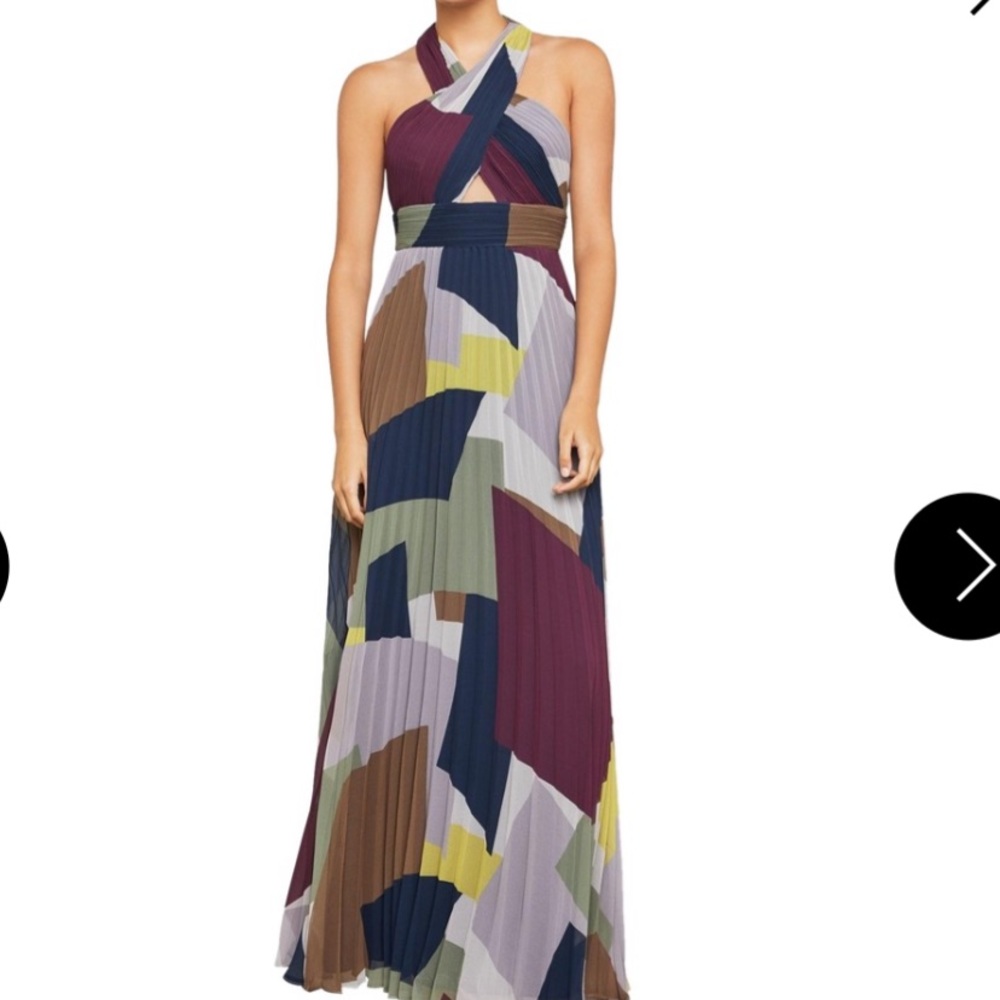 BCBG MaxAzria Halter Gown